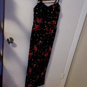 Super cute floral romper with built in bra